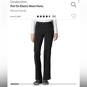 Cherokee Infinity Women’s Pull on Elastic Waist Pants